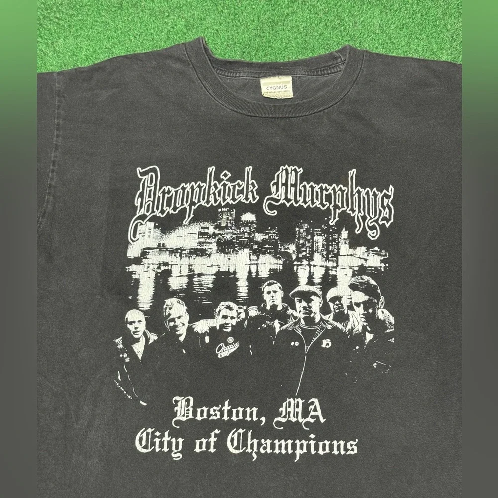 Vintage Dropkick Murphys Boston Celtic Punk Lrg 90s Y2K Band T Shirt - Picture 2 of 7